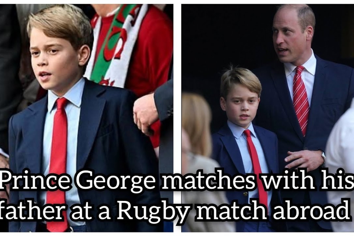 Ο Πρίγκιπας Ουίλιαμ μίλησε αυστηρά στον πρίγκιπα Τζορτζ στο Παγκόσμιο Κύπελλο Ράγκμπι